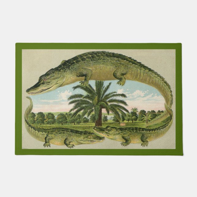 Tapis de porte classique Alligator (Devant)