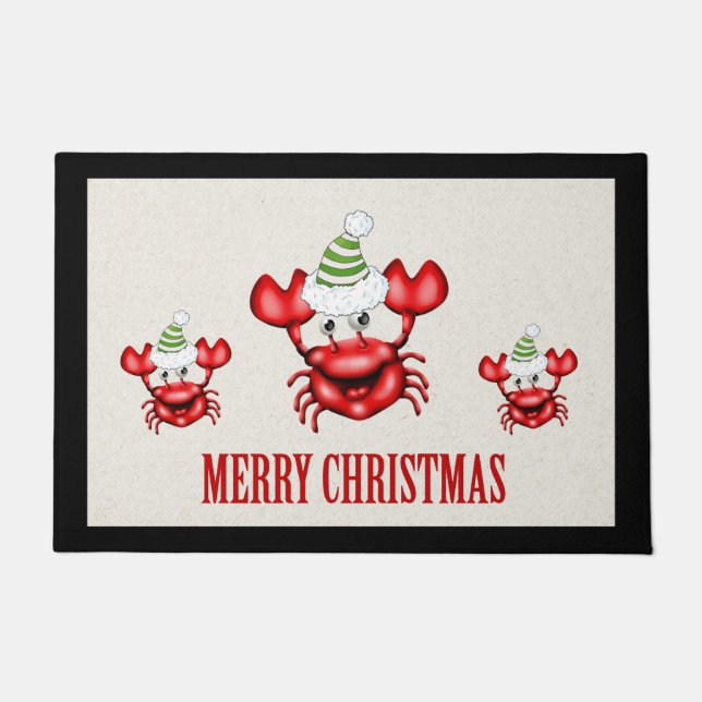 Tapis de porte Crabe de Noël (Devant)