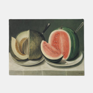 Tapis de porte d'art de "melons"