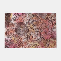 Tapis de porte d'art tropical