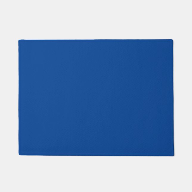 Tapis de porte de bleu de cobalt (Devant)