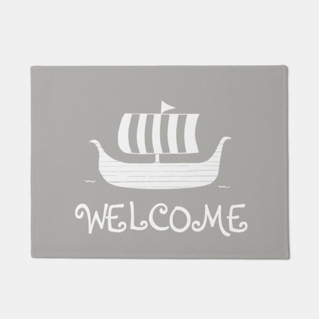 Tapis de porte de chaloupe de Viking/couverture (Devant)