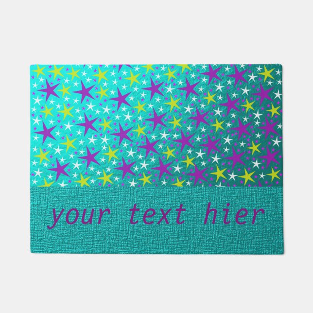 tapis de porte de couleur (Devant)