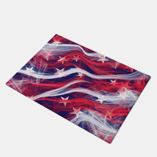 Tapis de porte de drapeau américain