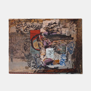 Tapis de porte de graffiti d'East Village