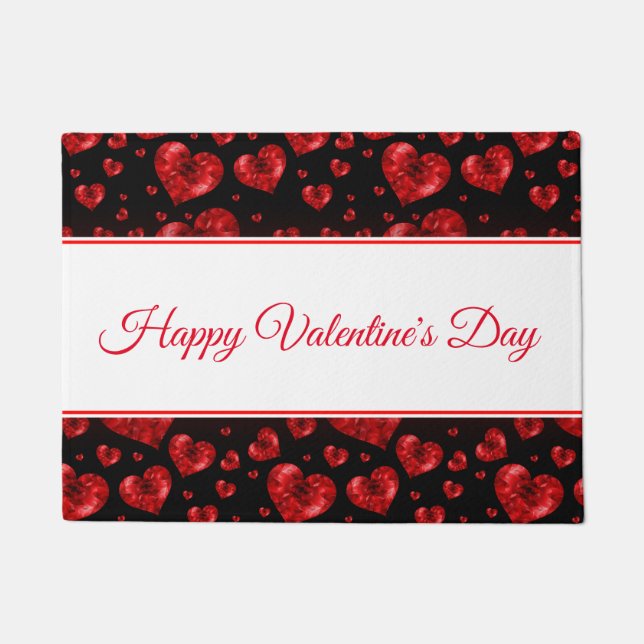 Tapis de porte de la Saint-Valentin (Devant)