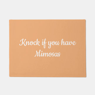 Tapis de porte de mimosa