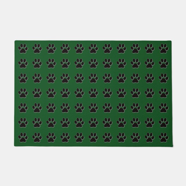 Tapis de porte d'empreintes de pattes de chien (Devant)