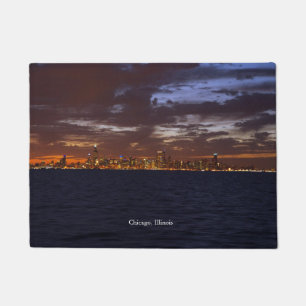 Tapis de porte d'horizon de Chicago