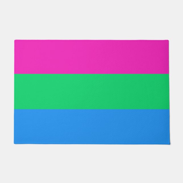 Tapis de porte Drapeau Polysexuel (Devant)