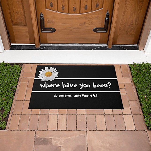 Tapis de Porte Drôle Où As-Tu Été (Créateur téléchargé)