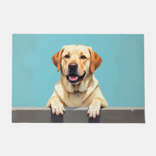 Tapis de porte en forme de Labrador Retriever