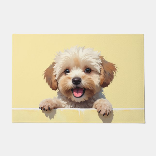 Tapis de porte en forme de Yorkipoo (Devant)