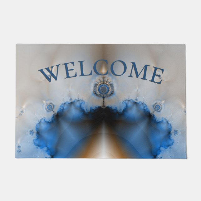 Tapis de porte fractal attrape-rêves (Devant)