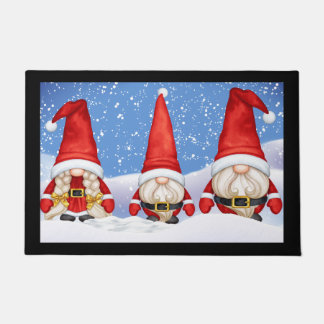Tapis de porte Gnome de Noël