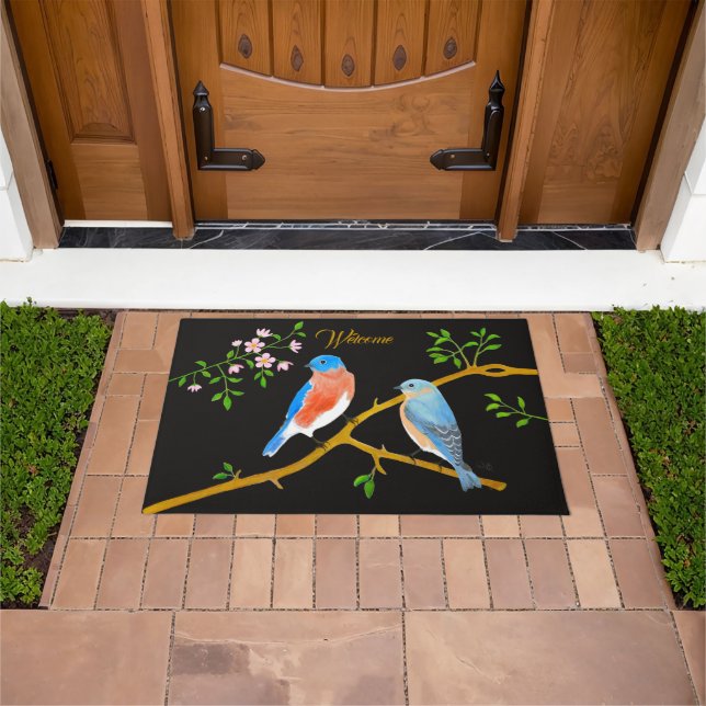 Tapis de porte Grand Merlebleu (De plein air)