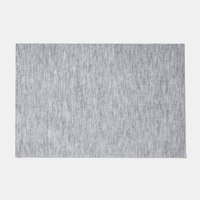 Tapis de porte gris sur mesure pour la maison (Devant)