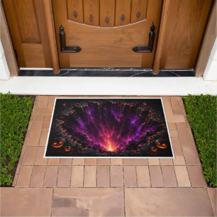 Tapis de porte illusion 3D Halloween Abyss