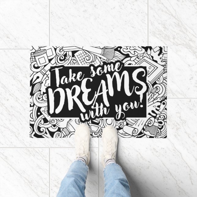 Tapis de porte intérieur d'encouragement (Intérieur)