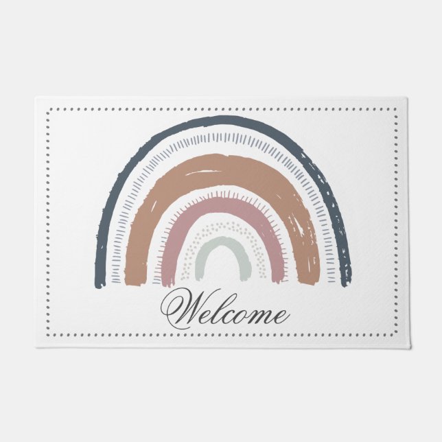 Tapis de porte intérieur - Tapis de bienvenue arc- (Devant)