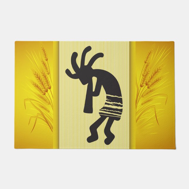 Tapis de porte Kokopelli pour les plantations de p (Devant)