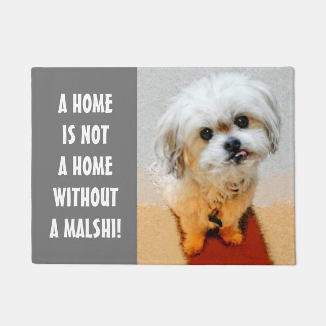 Tapis de porte Malshi adorable (Devant)