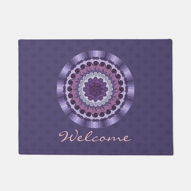 Tapis de porte Mandala du Vent (Devant)