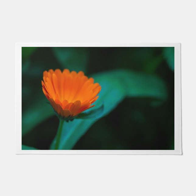 Tapis de porte Marguerite Orange (Devant)