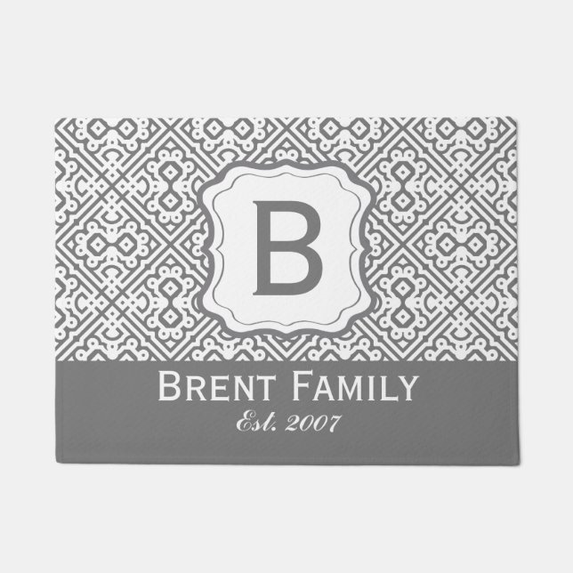 Tapis de porte marocain de style de couleur (Devant)