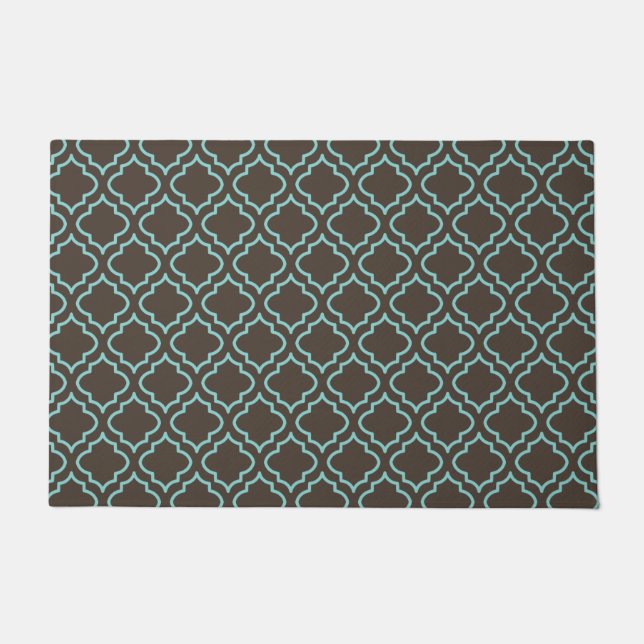 Tapis de porte marron Aqua Classique  (Devant)
