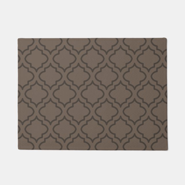 Tapis de porte Marron Café (Devant)