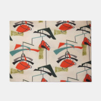 Tapis de porte mobile atomique moderne de la
