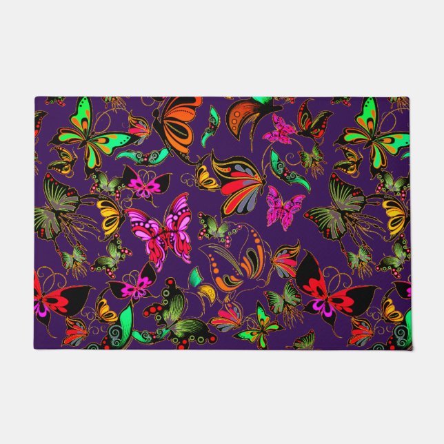 Tapis de porte Papillons (Devant)