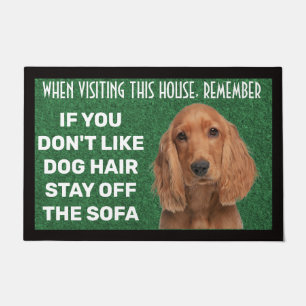 Tapis de porte personnalisé Cocker Spaniel