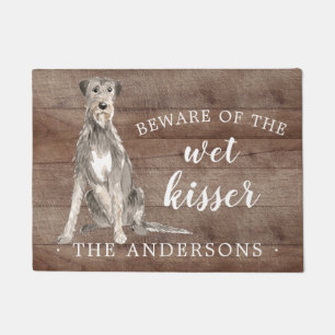 Tapis de porte personnalisé par chien de chasse