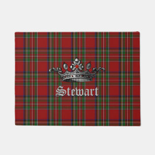 Tapis de porte personnalisé par couronne royale d