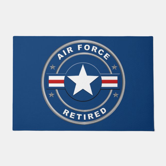 Tapis de porte pour vétéran retraité de l'armée de (Devant)