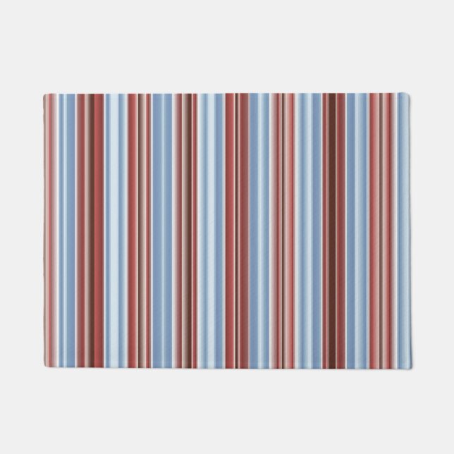 Tapis de porte rayé (Devant)