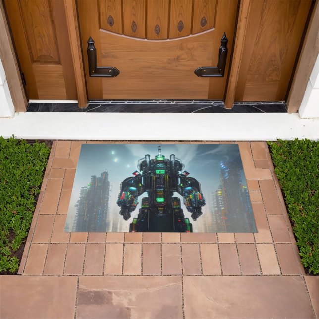 Tapis de porte Robot 4 (De plein air)