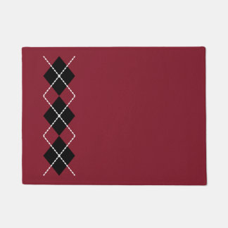 Tapis de porte Rouge Rétro