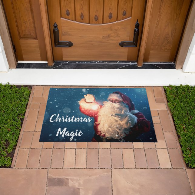 Tapis de portes personnalisées magiques de Noël (De plein air)