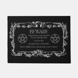 Tapis de protection de sorcière Pentacle droit Att