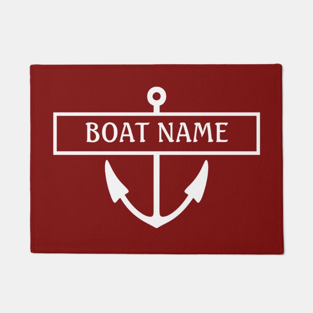 Tapis de quai nom de bateau (Devant)