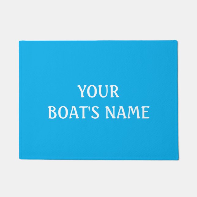 Tapis de quai nom de bateau (Devant)