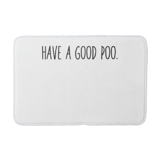 Tapis de salle de bain convivial - Bonne selle.