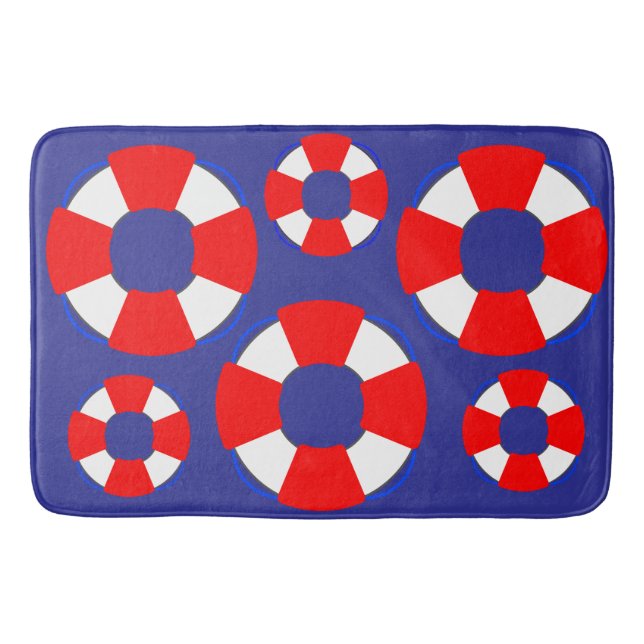 Tapis de salle de bain nautique (Devant)