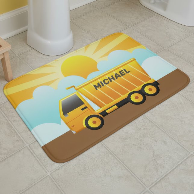Tapis de salle de bain pour enfants thème construc (Créateur téléchargé)