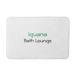 Tapis de salle de bain Stylish Iguana Bath Lounge
