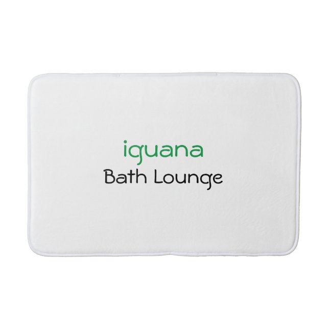 Tapis de salle de bain Stylish Iguana Bath Lounge (Devant)