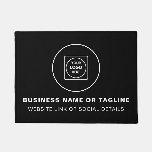 Tapis de sol avec logo d'entreprise moderne (Devant)